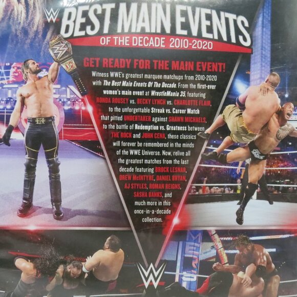Best Main Events of The Decade WWE 2010-2020 DVD Double Disc - Picture 3 of 7